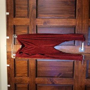 Slinky material pants